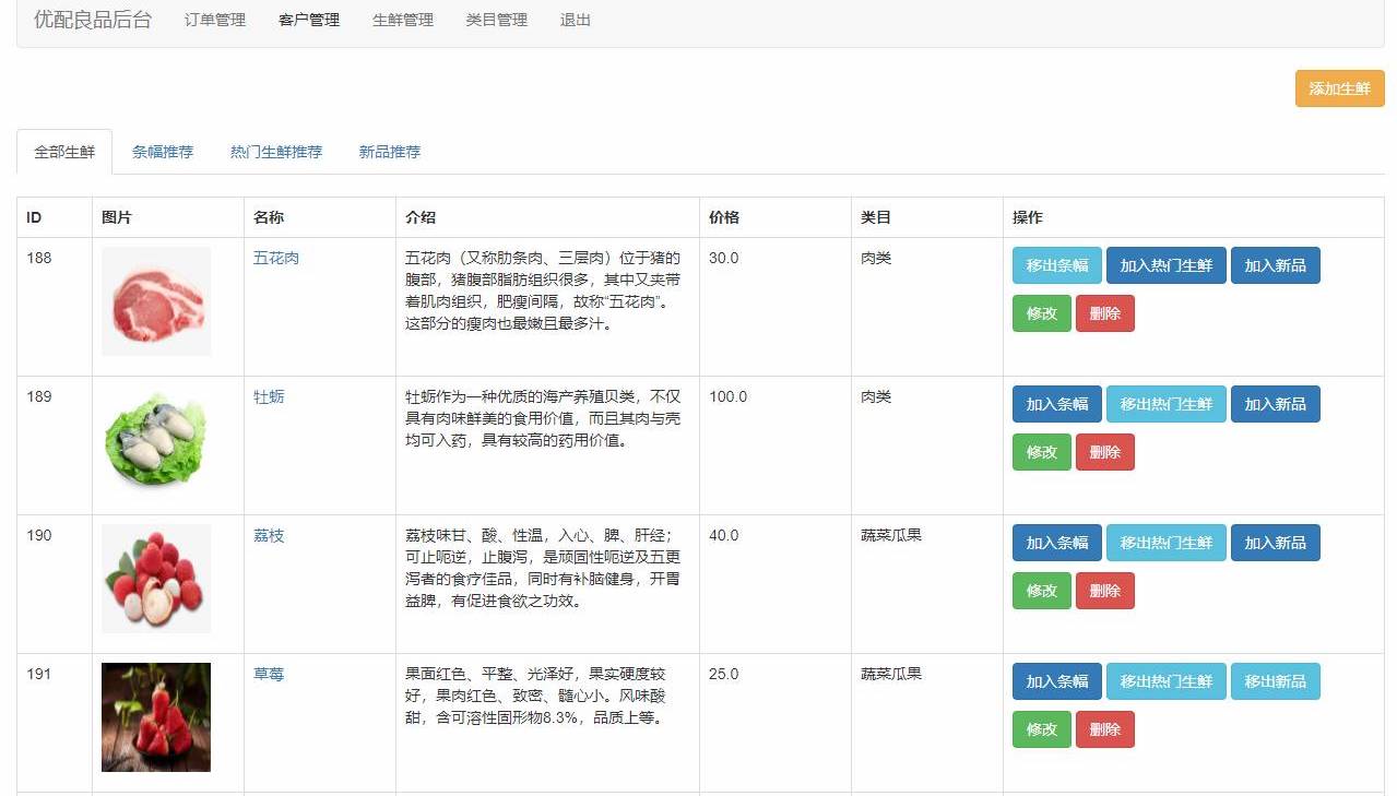 10个精选开源免费的果蔬生鲜系统，接私活创业利器